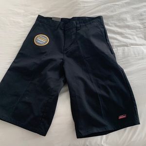 Dickies 13 inch inseam black shorts
